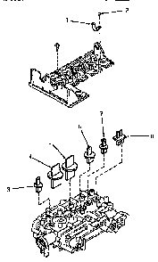 70354 Control Body Diagram and Parts List for DK5010  Speed Queen Trash Compactor