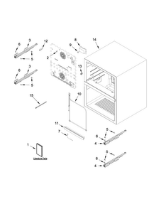 Part Location Diagram of W10721443 Whirlpool USE & CARE GUIDE