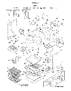 Body Diagram and Parts List for 79094203316  Kenmore Range