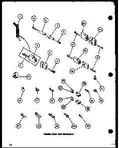 Section 3 Diagram and Parts List for LG2512 P7762230W W Amana Dryer