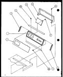 Page 1 Diagram and Parts List for LG2912 P7804826W W Amana Dryer