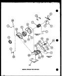 MOTOR Diagram and Parts List for LG2912 P7804826W W Amana Dryer