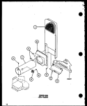HEATER BOX (GAS MODELS) Diagram and Parts List for LG2912 P7804826W W Amana Dryer