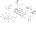 Part Location Diagram of 40091401C Whirlpool PANEL,GRAPHIC(BISQUE)
