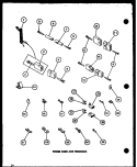 POWER CORD AND TERMINALS Diagram and Parts List for LG2912 P7804826W W Amana Dryer