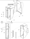 Cabinet Parts Diagram and Parts List for ARSE664BS PARSE664BS0 Amana Refrigerator