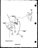 TERMINAL BLOCK Diagram and Parts List for LE2502 P7762229W Amana Dryer
