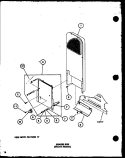 HEATER BOX (ELECTRIC MODELS) Diagram and Parts List for LE2502 P7762229W Amana Dryer