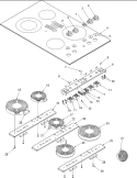 Part Location Diagram of 74007933 Whirlpool ELEMENT- W