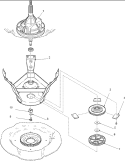 Part Location Diagram of 12002013 Whirlpool Milkstool and Bearing