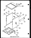 CABINET Diagram and Parts List for LG2412 P7762228W W Amana Dryer