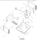 CHASSIS ASSEMBLY Diagram and Parts List for AAC182SRA PAAC182SRA0 Amana Air Conditioner