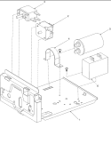 Part Location Diagram of 8215164 Whirlpool Capacitor