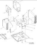 Part Location Diagram of D6985813 Whirlpool COMPRESSOR