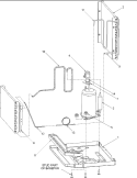 CHASSIS ASSEMBLY Diagram and Parts List for AAC051FRA PAAC051FRA0 Amana Air Conditioner