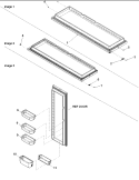 REFRIGERATOR DOOR Diagram and Parts List for DRSE663BC PDRSE663BC0 Amana Refrigerator