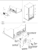 CABINET BACK Diagram and Parts List for DRSE663BC PDRSE663BC0 Amana Refrigerator