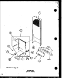 HEATER BOX (ELECTRIC MODELS) Diagram and Parts List for LED302 P7762221W Amana Dryer