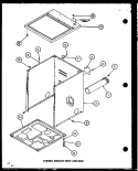 CABINET Diagram and Parts List for LED302 P7762221W Amana Dryer