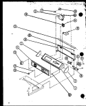 Page 1 Diagram and Parts List for LED502 P7762223W Amana Dryer