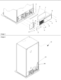 Cabinet Back Diagram and Parts List for ARS2606BW PARS2606BW0 Amana Refrigerator