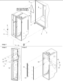 Cabinet Parts Diagram and Parts List for ARSE667BC PARSE667BC0 Amana Refrigerator