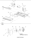 Machine Compartment Diagram and Parts List for ARSE667BC PARSE667BC0 Amana Refrigerator