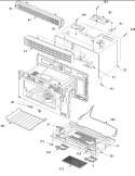 Part Location Diagram of WPR9800384 Whirlpool Single Shelf Holder