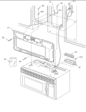 INSTALLATION Diagram and Parts List for ACO1860AC PACO1860AC0 Amana Microwave
