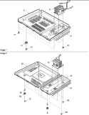 BASE Diagram and Parts List for ACM1460AB PACM1460AB0 Amana Microwave