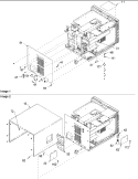 CHASSIS ASSY Diagram and Parts List for DEC18E P1325211M Menumaster Microwave