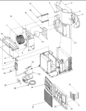 CHASSIS ASSEMBLY Diagram and Parts List for AAC101STA PAAC101STA0 Amana Air Conditioner