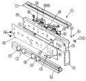 Part Location Diagram of 703269 Whirlpool BRACKET, EXTRUSION (LOWER)
