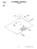 INTERNAL CONTROLS (LOWER) Diagram and Parts List for W276  Jenn-Air Microwave Oven Combo