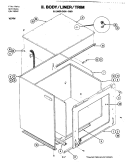 BODY (LOWER W276W) Diagram and Parts List for W276  Jenn-Air Microwave Oven Combo