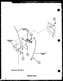 TERMINAL BLOCK Diagram and Parts List for LE3402W P1118303W W Amana Dryer