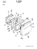DOOR (LOWER W276W) Diagram and Parts List for W276W  Jenn-Air Microwave Oven Combo