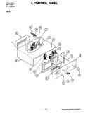 CONTROL PANEL Diagram and Parts List for W216  Jenn-Air Wall Oven