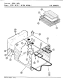 OVEN Diagram and Parts List for W136  Jenn-Air Wall Oven