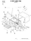BODY (UPPER) Diagram and Parts List for W236  Jenn-Air Microwave Oven Combo