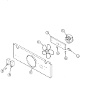 BLOWER MOTOR (COOLING) Diagram and Parts List for CWE6230ADB  Maytag Wall Oven