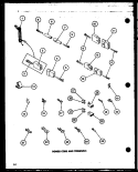 POWER CORD AND TERMINALS Diagram and Parts List for LG2112L P1122502W L Amana Dryer