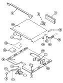 Part Location Diagram of 7428P023-60 Whirlpool USE WPL 71002453