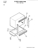 BODY Diagram and Parts List for W231  Jenn-Air Microwave Oven Combo