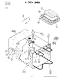 OVEN Diagram and Parts List for W242  Jenn-Air Wall Oven