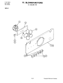 BLOWER MOTOR (COOLING FAN) Diagram and Parts List for W246-C  Jenn-Air Wall Oven