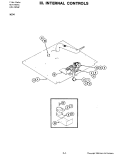 INTERNAL CONTROLS Diagram and Parts List for W104  Jenn-Air Wall Oven