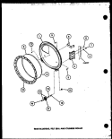 REAR BULKHEAD Diagram and Parts List for LE3902L P1122604W L Amana Dryer