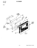 DOOR Diagram and Parts List for W123  Jenn-Air Wall Oven