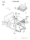 Part Location Diagram of 712590 Whirlpool NLALINER, OVEN ASSEMBLY.